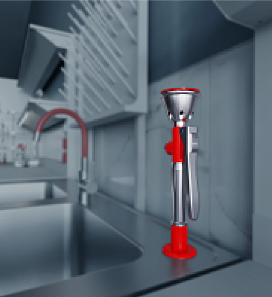 Emergency eye shower