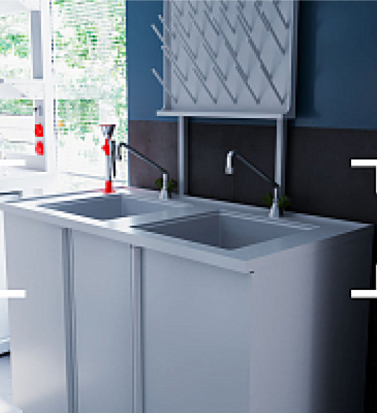 Drenajli lavabo 450x550x300 Polipropilen