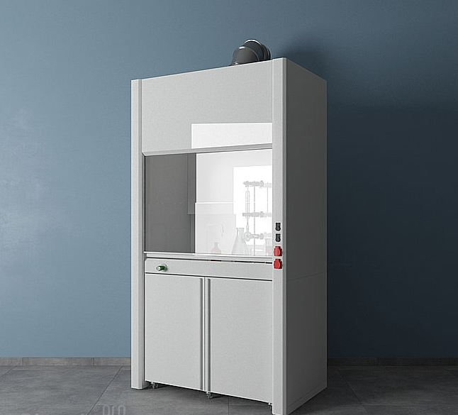 Chemical fume hood made of polypropylene