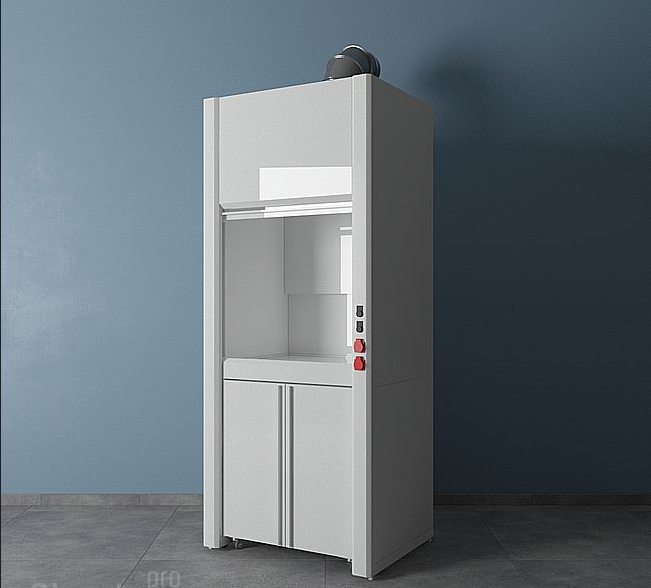 Chemical fume hood made of polypropylene