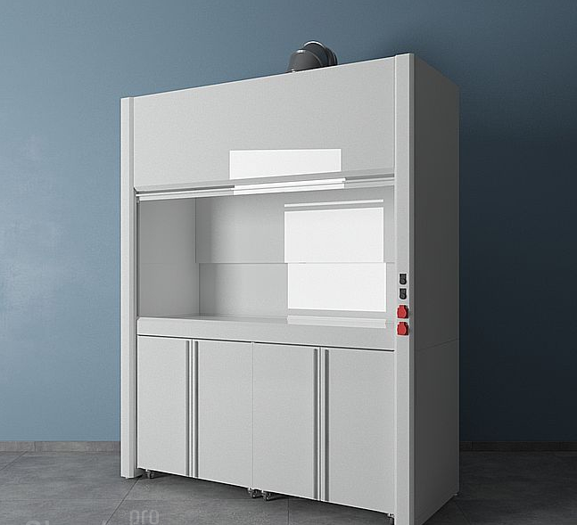 Chemical fume hood made of polypropylene
